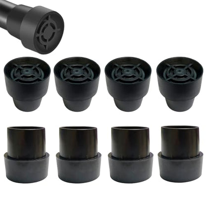 8 Pieces 1 Inch Replacement Mini Trampoline Leg Caps Tips