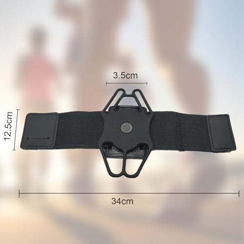Running Armband for Phone, Sports Touchscreen Armband, Waterproof and Breathable, Adjustable for Fitness and Workouts(Black)