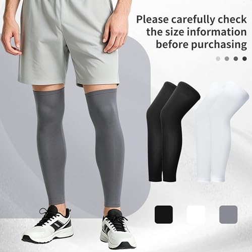 3 Pcs Leg Sleeves Compression - color: With Grey