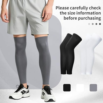 3 Pcs Leg Sleeves Compression - color: With Grey