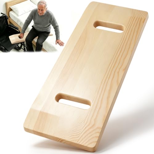 Wooden Transfer Board,29"Sliding Board Transfer to Wheelchair Senior - size: 29in