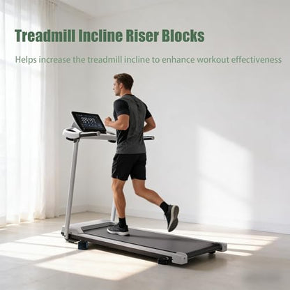 Treadmill Incline Riser Blocks, Walking Pad Incline Blocks - color: Black, 4 PCS