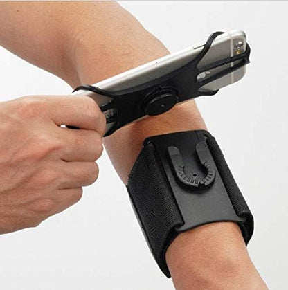 Running Sports Armband Wrist Band Phone Holder Bag Pouch Case for Samsung Galaxy S26 S25+ S24+ S23+ Plus S22 Ultra S21 A57 A37 A17 A16 iPhone 17 16 15 14 Plus 13 12 11 Pro Max SE Google Pixel 10 9 8 7