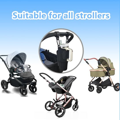 Stroller Cup Holder Compatible with Stanley