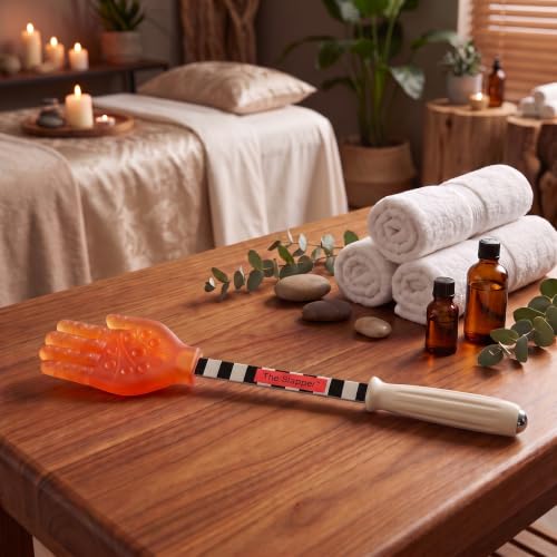 Lymphatic Drainage Massage Tool & Body Massage Paddle with Stainless Steel Acupressure Roller Ball, Gua Sha Body Scraping Tool for Muscle Recovery & Fascia Release