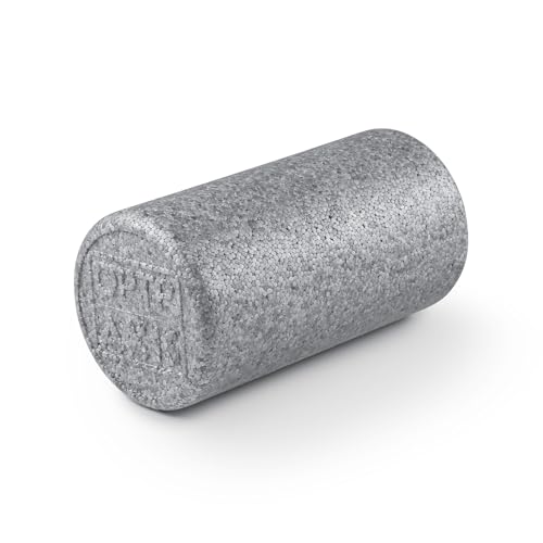OPTP Silver AXIS Moderately Firm Foam Roller – Round, Silver, 12" x 6" - size: 12" x 6" Round