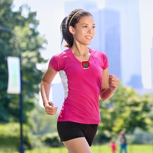 Portable Clip-on Pedometer for Walking, Running, and Outdoor Sports - Lightweight Step Counter for Seniors and Adults