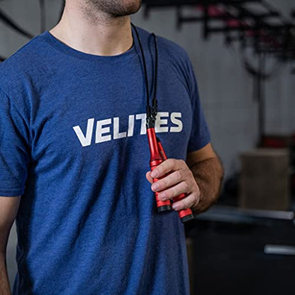 Velites Earth 2.0 Official CrossFit Games Jump Rope, Double Unders - color: Red