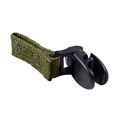 Hydration Pack Drink Tube Lanyard Clip - color: OD Green