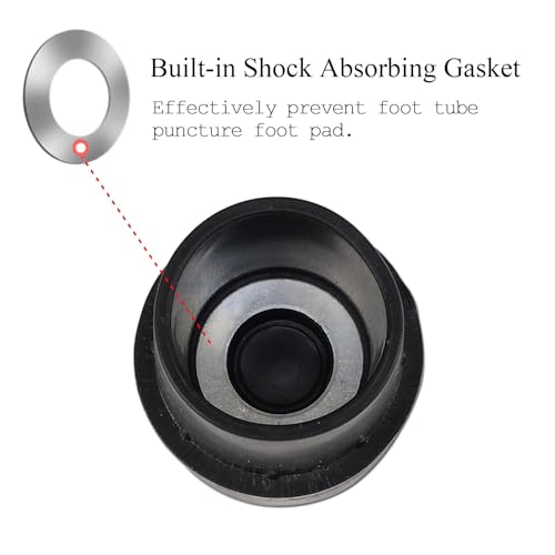 2 Pieces 1 Inch Replacement Mini Trampoline Leg Caps Tips