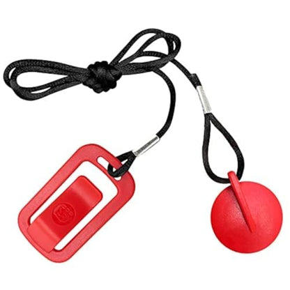 Treadmill Safety Key for Most NordicTrack Proform Image Weslo Reebok Epic Gold's Gym Freemotion and Healthrider Treadmills - color: Red
