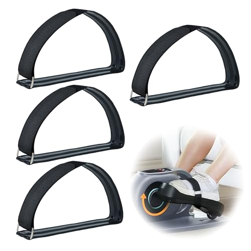 4Pcs Ellipse Leg Exerciser Pedal Straps Non-Slip for Adults Seniors