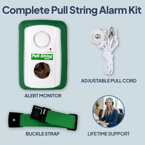 Basic Pull String Alarm for Fall Prevention and Anti-Wandering by Smart Caregiver - BPS-01