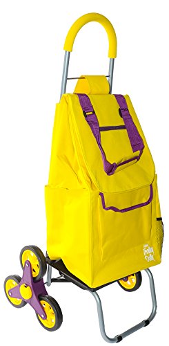 dbest products Stair Climber Trolley Dolly storage carts, Forgot-me-not - color: Forget-me-not, style: Standard