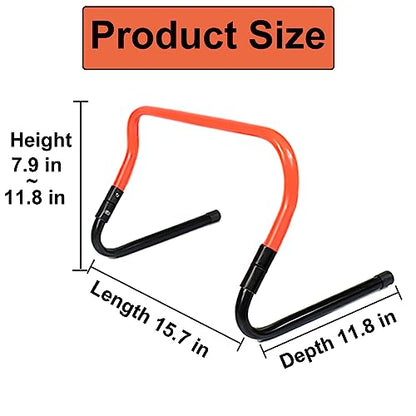 Adjustable Height Hurdle Agility Training Hurdle Set of 5 Set of 10 - color: Set of 5