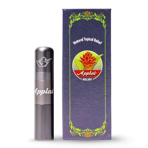 Extra - Muscle Roller Stick - 2 in 1 Essential Oil Roll On & Aromatherapy Inhaler - Plai Oil Capsaicin Mint Massage Oil - Portable Neck Roller for Muscle Recovery - Space Grey, 2g (Gift Pack)