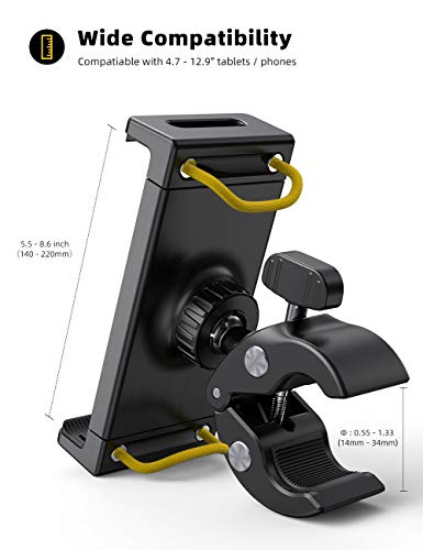 Lamicall Tablet Holder Mount for Spin Bike - Fast Position, Full Adjustable