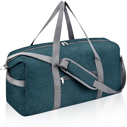 Carry On Luggage 22x14x9 Airline Approved, 40L Gym Duffle Bag for Travel - color: Green, size: 40L