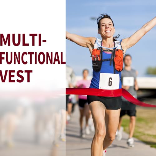 Lightweight Running Vest for Women & Men Hydration Backpack Pack with 1.5L Water Bladder Bag Running Gear Accessories for Hiking Marathon Trail Cycling