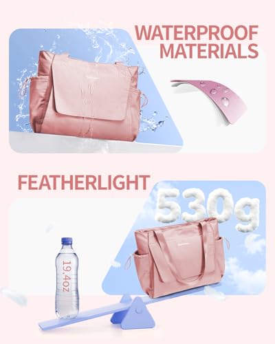 sportsnew Yoga Mat Bag Waterproof Tote Gym Bag Mat Carrier W/Wet Pocket - color: Lotus Root Pink