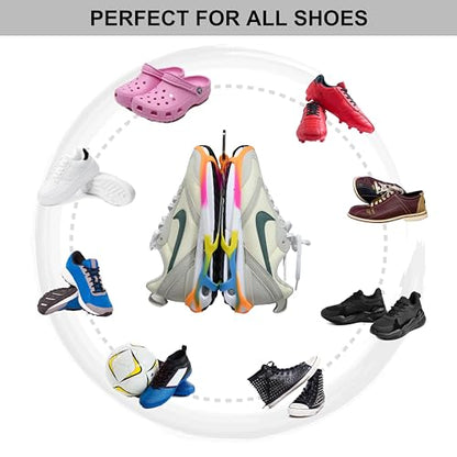 MALTERZER Shoe Clips, Shoe Holster for Backpack, Footwear Clip Cleat Bag Shoe Bags for Travel - color: Colorful