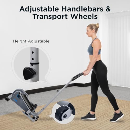 JLL Mini Smart Megnetic Elliptical Machine with SunnyFit App for Home