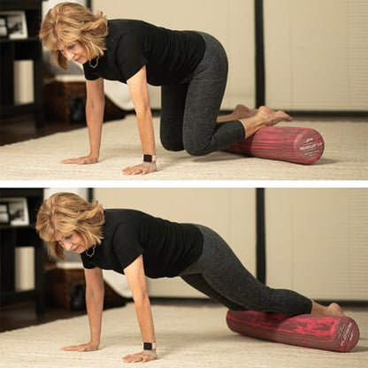 OPTP PRO-Roller Soft Density Foam Roller – Round, Pink, 36" x 6" - color: Pink 36" X 6"
