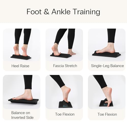 StrongTek Foot Stretcher, High-Density EVA Calf Stretching Wedge, Portable
