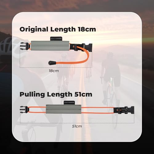 ROCKBROS Bike Leg Strap, Reflective Cycling Ankle Band for Pants - color: Blue*2
