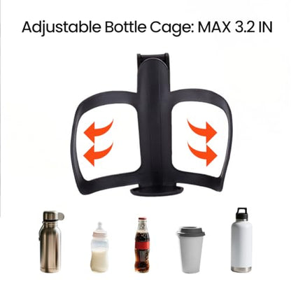 Universal Walker Cup Holder, Wheelchair Cup Holder, Rollator Accessories, Bottle Drink Holder for Walker, Wheelchair, Stroller, Rollator, Mobility Scooter, 1 Pack