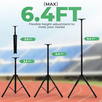 25.6" Cordless Race Clock for Running Events with Tripod
