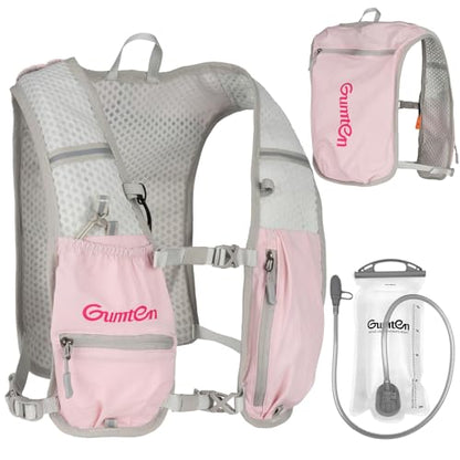 Running Vest for Women, Hydration Vest with Adjustable Chest Straps for Marathon Jogging Hiking Cycling - size: Pink, style: Running Vest with 1.5L Water Bladder