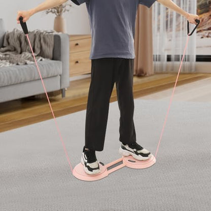 Waist Twister Board Adjustable Length Resistance Bands Core Exercise