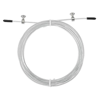 PATIKIL Speed Jump Rope Replacement Cable Professional Skipping Rope Steel Wire Replace for High Speed Jump Ropes - color: White
