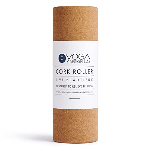 Yoga Design LAB | The Cork Roller | Release Tight Muscles, Improve Circulation, Decrease Soreness, Massages Tissue | Ideal for All Areas of the Body arms, Legs, Back | Travel Friendly (Mandala Tonal) - size: One Size