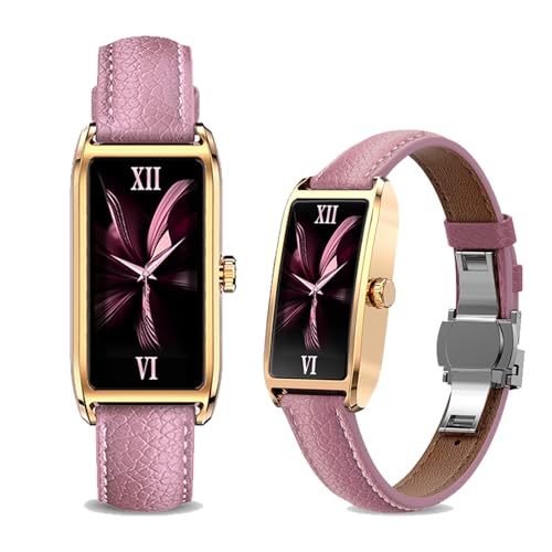 Fitness Trackers for Women Dainty Smart Watch Fitness Watch with Multiple Sport Modes Sleep Monitoring Heart Rate Monitor Step Counter Female Health for Android iOS - color: gold-pink