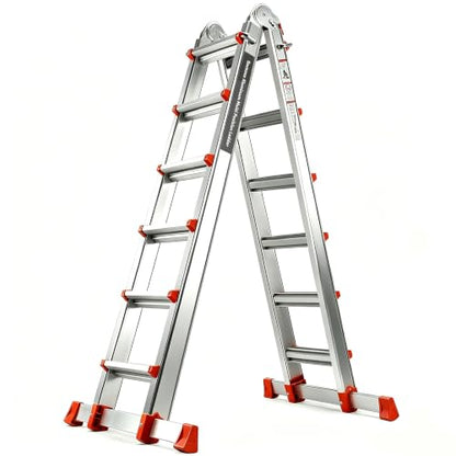 Soctone Ladder, A Frame Extension Ladder, 22.5 Ft Multi Position Ladder - size: 22.5 Ft