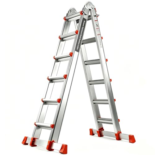 Soctone Ladder, A Frame Extension Ladder, 22.5 Ft Multi Position Ladder - size: 22.5 Ft