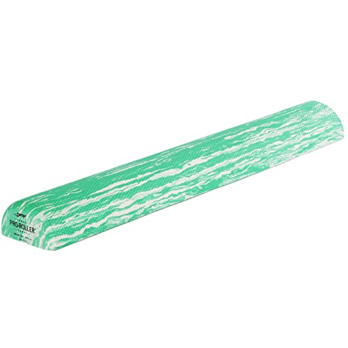 OPTP PRO-ROLLER Standard Density Foam Roller – Half-Round, Green, 36" x 3"