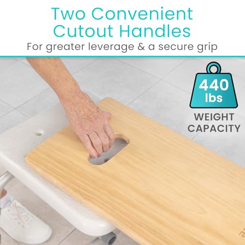 Vive Transfer Board (30" by 8") - Patient Slide Assist Device - size: 29.5x7x0.75