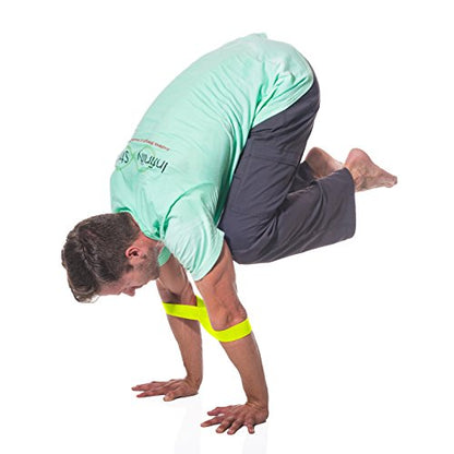 Infinity Yoga Strap for Stretching - Stretch - color: Sunburst, size: Small 13"-16"