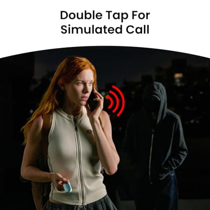 SwitchBot 130 dB Personal Safety Alarm for Women with Apple Find My APP, Extra-Loud Siren & Strobe Light, Waterproof Self Defense Keychain for Women, College Girls and Kids (Blue) - color: Blue