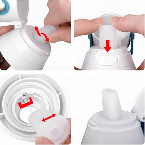3 Pack Bite Valve Silicone Water Bottle Mouthpiece Replacement Compatible with Brita Filtered Water Bottle Mouthpieces for Brita Bottle Insulated Nozzle Fittings