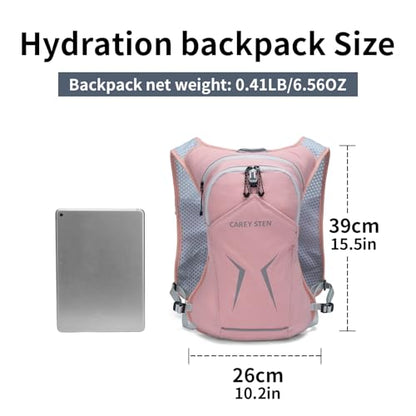 Carey STEN Lightweight Hydration Backpack with 1.5-Liter Water Bag - color: pink