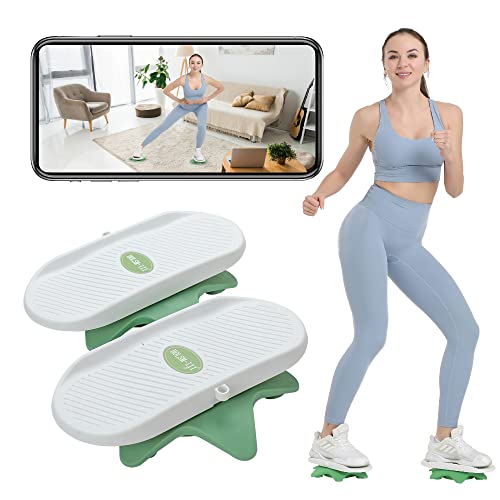 Ab Twister Board,Twister Exercise Board,Waist Twisting Disc-Ab Board Exercise,Twisting Stepper,Waist Trainer Trimmer,Ab Board-for Ab Exercise Abs Core,Slimming Waist Full Body Toning Workout Home Gym - color: Green