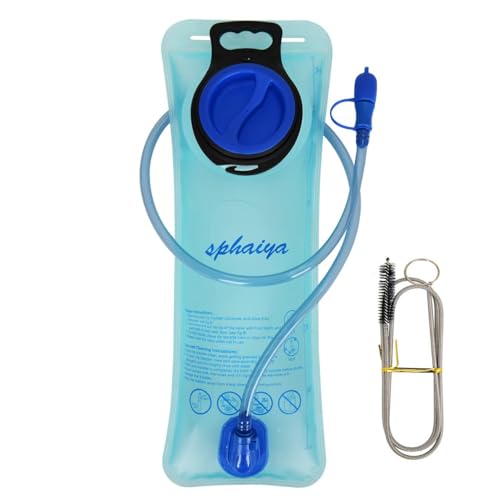 Hydration Bladder 2L-3L with Cleaning Brush - Wide Opening, Leak Proof Water Reservoir for Hiking Cycling Running Camping Backpack - BPA Free - size: 3L-Blue