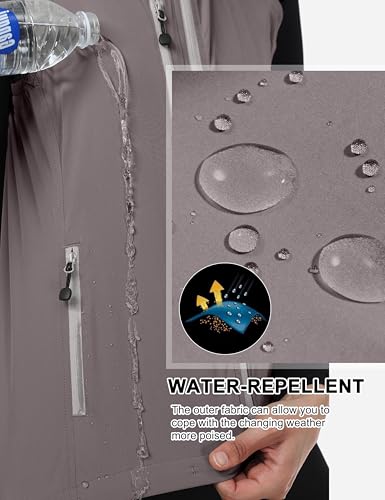 Little Donkey Andy Women's Lightweight Quick Dry Vest Windproof Summer Vest - color: Grey, size: X-Small
