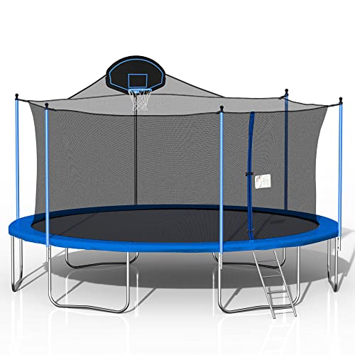 Trampoline with Outdoor Bounce Bed - size: 16FT
