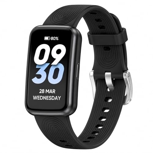 Slim Design Fitness Tracker, No App No Phone Required, Long Battery Life - color: Black