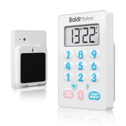 Digital Kitchen Timer, Waterproof Magnetic Countdown Timer with Alarm(Cute) - style: Cute